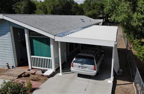 single slope roof metal house|free standing single slope carport.